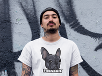 French Bulldog Face Tee for Frenchie Lovers!