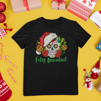 Feliz Navidad Calavera Tee