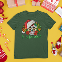 Feliz Navidad Calavera Tee