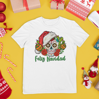 Feliz Navidad Calavera Tee