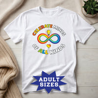 Neurodiversity Awareness Shirt – We All Think Differently Adults
