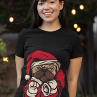 Pug Santa Jolly Tee