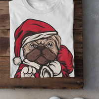 Pug Santa Jolly Tee