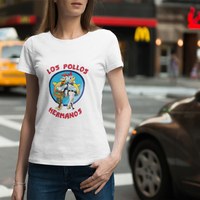Los Pollos Hermanos White Short Sleeve T-Shirt
