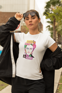 Frida Kahlo Fight Like a Girl T-shirt